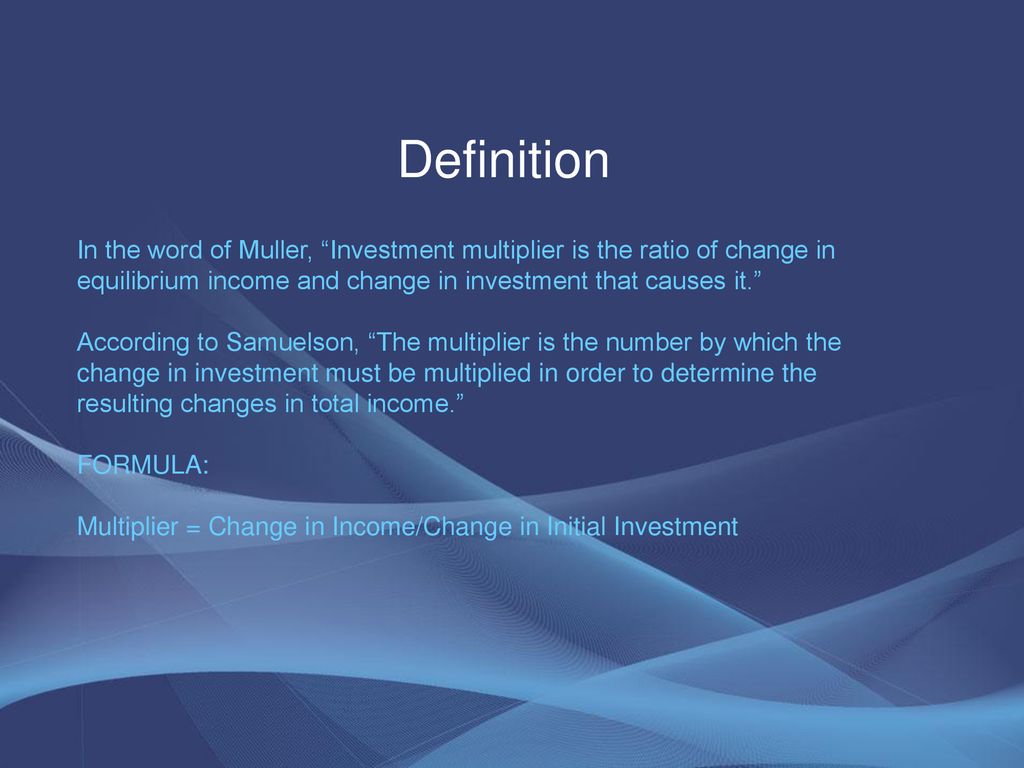 Multiplier meaning 2024